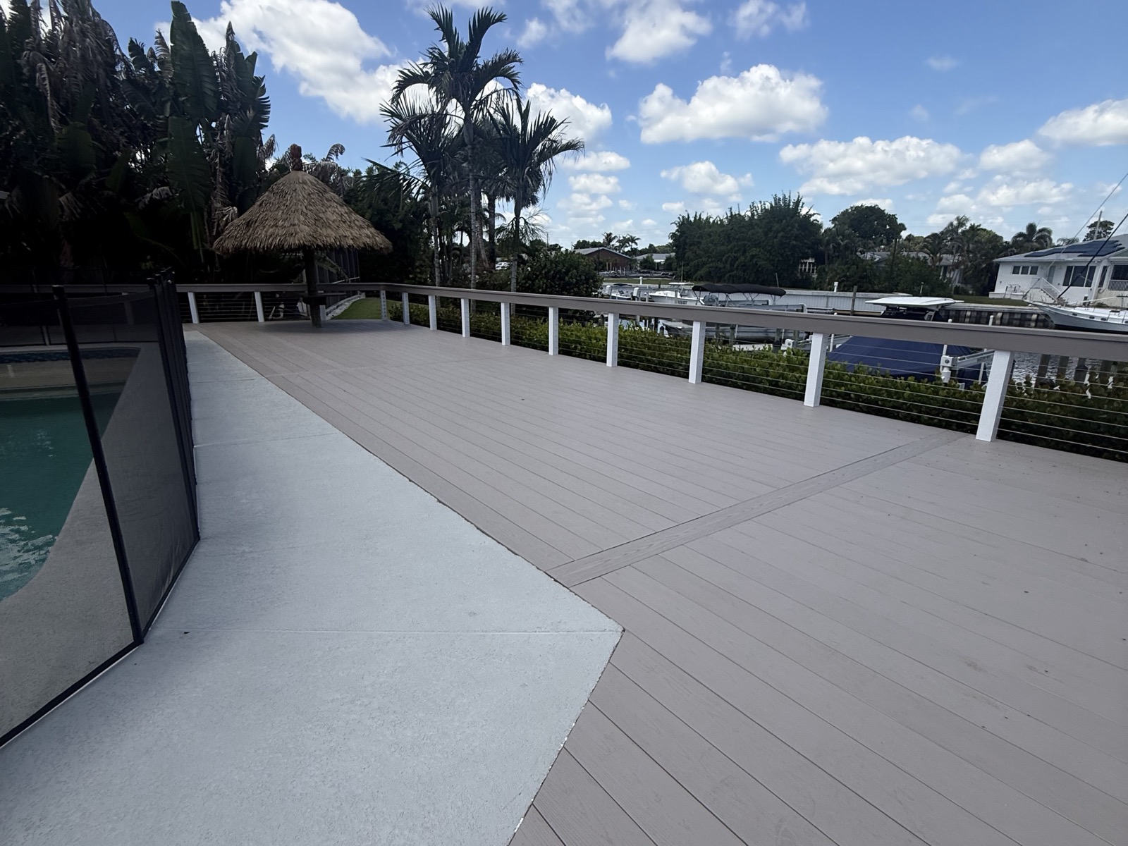 Deck and railing replacement in Port Salerno